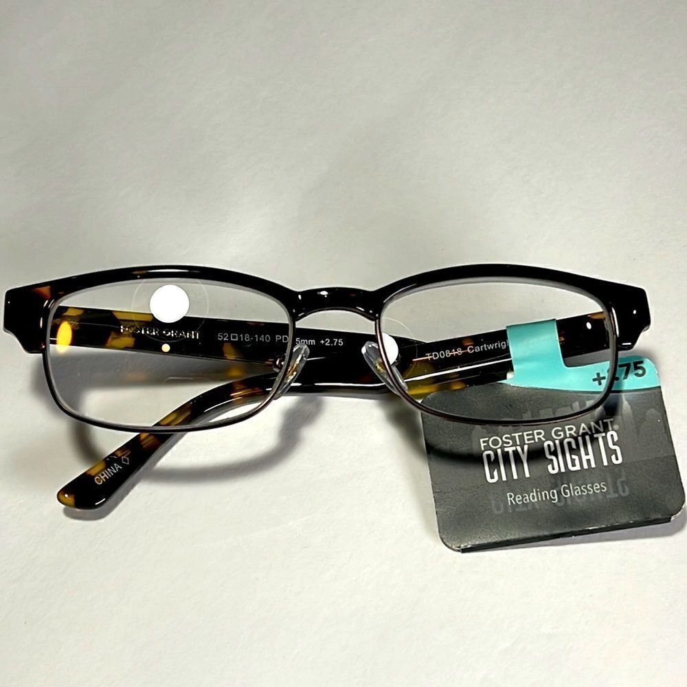 Nice Sturdy Frames Cartwright by Foster Grant Readers Glasses 2.75 EG103